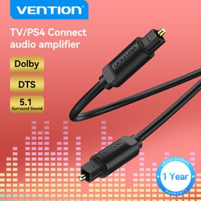 Vention Digital Optical Audio Cable Toslink SPDIF Cable 1m 2m 5m for  Amplifiers Blu-ray Xbox
