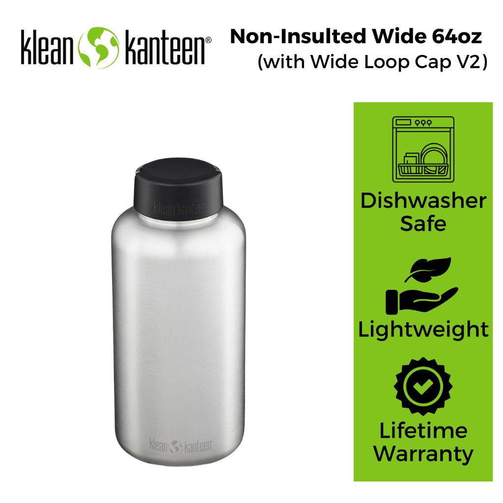 Klean Kanteen Insulated Classic 20oz Bottle with Loop Cap Salt Flats