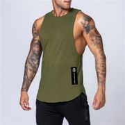 New Mens Cotton Fitness Tank Top Muscle Revive Gym Workout  Sleeveless Shirt Casual Bodybuilding Vest Training Singlets T-Shirt