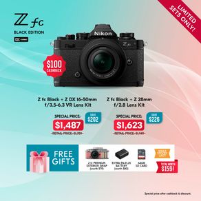 * New * Nikon Z fc BK 16-50mm *FREE GIFT WORTH $159*
