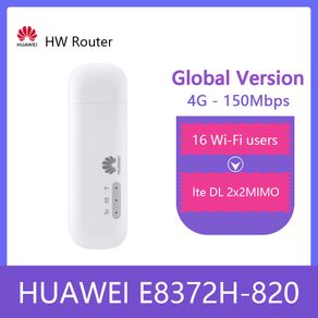 Unlocked Huawei E8372h-820 e8372 Wingle LTE Universal 4G USB MODEM WIFI Mobile 4g Support 16 Wifi Users pk e8372h-608