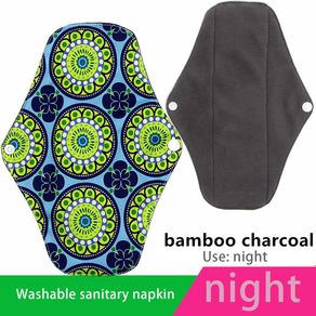 Reusable Cloth Menstrual Pads Bamboo-charcoal Absorbency Panty Liner Mama  Sanitary Washable Charcoal Period Napkins Dropshipping - Feminine Hygiene  Product - AliExpress