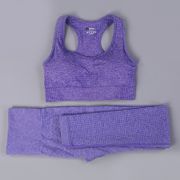 Women Vital Seamless Yoga Set Fitness Short Sleeve Long Crop Top Shirts Women High Waist Sports Suits Gym Set Clothes