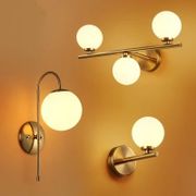 Nordic Creative Designer Studio Wall Light Art Simply Glass Dining Room Hotel Bedroom Light Fixtures Free Shipping