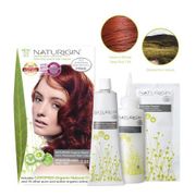 NATURIGIN (7.55 MEDIUM BLONDE DEEP RED) 100% Permanent Organic Hair Colour