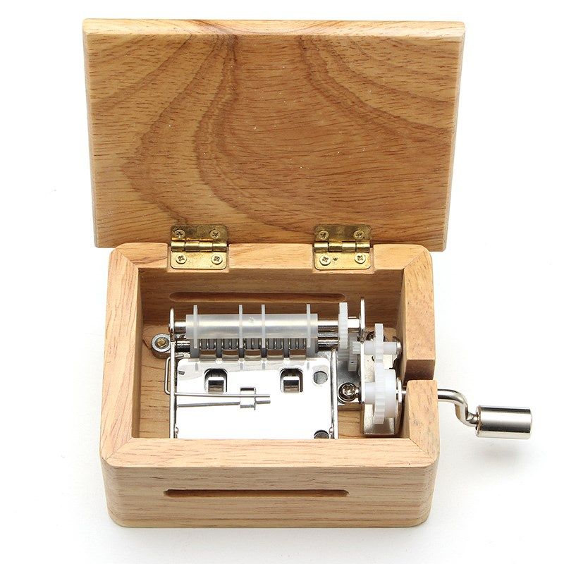 DIY 30-Note Music Box Set Hand-Cranked Programmable Mechanical