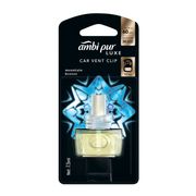 Ambi Pur Luxe Car Vent Clip Mountain Breeze Car Air Freshener Refill 7.5ml