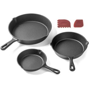 Iron Skillet Non-stick Cast Frying Pan Cooking Pot Kitchen Accessories Restaurant Chef Cookware Kitchen Gadgets