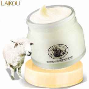 LAIKOU Lanolin Cream Sheep Placenta Cream Contains Hyaluronic acid Aloe Vera Lanolin Curacao Sheep Day Cream Skin Care Product