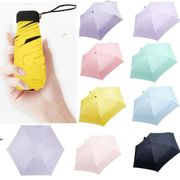 Super Mini Pocket Compact Sun Anti UV 5 Umbrella Folding Rain Windproof Travel