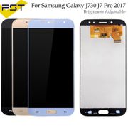 Bright Adjust For Samsung Galaxy J7 Pro 2017 J730 J730F LCD Display with Touch Screen Digitizer Assembly Spare Parts