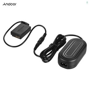Andoer AC Power Adapter LP-E17 Dummy Battery Coupler Kit Replacement for Canon M3/M5/M6 and More Cameras