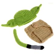 haha* Newborn Boy Girl Baby Crochet Knit Costume Photography Photo Prop Hat Outfit Set