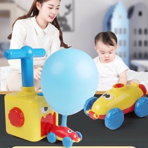 Fun Inertial Power Car Balloon Toys for Children Education Science Experiment Toy Inertial Power Balloon Car Toy Puzzle
