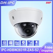 DH Original IPC-HDBW2831R-ZAS-S2 8MP 4K 5X Zoom POE SD Card Slot Audio Alarm I /O H.265+ 40M IR IVS IK10 Starlight IP Camera