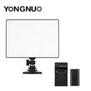 YONGNUO YN300 YN-300 Air LED Camera Video Light 3200K-5500K with NP-F550 Decoded Battery + Charger for Canon Nikon & Camcorder