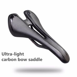 Carbon Fiber Bike Saddle Lightweight Hollow Bicycle Saddle Seat