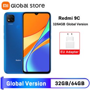 Global Version Xiaomi Redmi 9C Mobile Phone 32GB /64GB  MediaTek Helio G35 6.53" 5000mAh 13MP Camera Smartphone