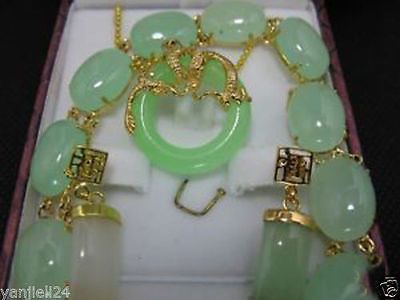 Natural Crystal Dongling Jade Jade Slice Bracelet Elastic String