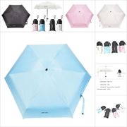【Cei】Mini 5 Folding Compact Super Windproof Anti-Uv Rain Sun Travel Umbrella Portable