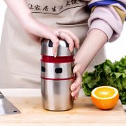 Household Stainless Steel Manual Juicer Juice Bottle Mini Travel Small Fruit Squeezer Machine Extractor Hand Press Cup