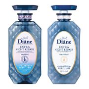 Moist Diane Perfect beauty Extra Night Repair Treatment /Shampoo 450ml