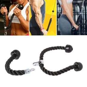 ✿Gym Fitness Equipment Tricep Rope Biceps Strength Training Bodybuilding Exercise