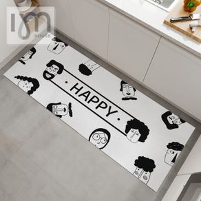 Long Strip Floor Mat Kitchen Oil-proof Mat Bathroom Absorbent Non-slip Rugs  Cartoon Floor Mat Area Carpet Rugs Living Room