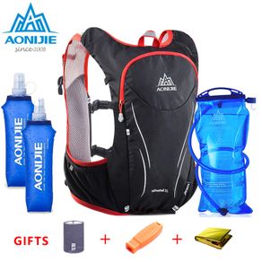 AONIJIE 5L Marathon Hydration Vest Pack Water Bag Cycling Hiking Outdoor Sport Running Backpack For Women Men