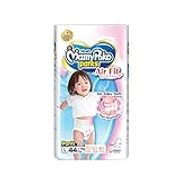 MamyPoko Air Fit Pants Girl, L, 44ct (Packaging may vary)