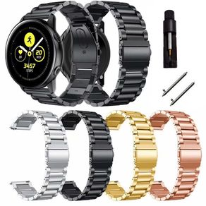 Watch strap for Samsung Galaxy Active 1 2 20mm 40mm 41mm 45mm Strap Stainless Steel Band Gear