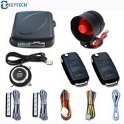 OkeyTech Keyless Entry Engine Start Alarm System Push Button Remote Starter Stop Auto Anti-theft Car Search