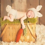 Newborn Photography Props Knitted Cute Rabbit Shaped Hat Shorts Outfits Costume Winter Baby Boy Girl Photo Props Clothes Suit