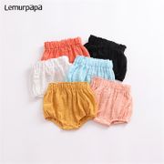 Baby Clothes Toddler Girl Ruffle PP Pants Grid Panty Soft Diaper Nappy Cover Panties Cute Short Outfit Pants diaper cover