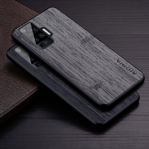 Case for Vivo X50 Pro bamboo wood pattern Leather phone cover Luxury coque for vivo x50 pro case capa