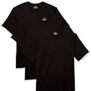 Calvin Klein Men's Cotton Classics 3-Pack Big & Tall Short Sleeve Crewneck T-Shirt, Black, 3X-Large Big Tall