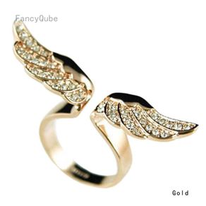 Fancyqube Angel's Wings Lady Ring Alloy Fantastic Gorgeous Graceful Ring Nice