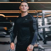 Brand Men's Running T-Shirts Quick Dry Compression Sport T-Shirts Fitness Gym Running Shirts Tees Men's Soccer Jersey Sportswear