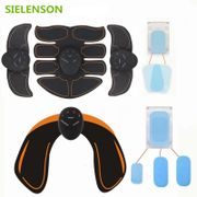 With Extra Gel Pads EMS Hip Trainer Wireless Muscle ABS Stimulator Smart Fitness Abdominal Muscle Trainer Body Slimming Massager