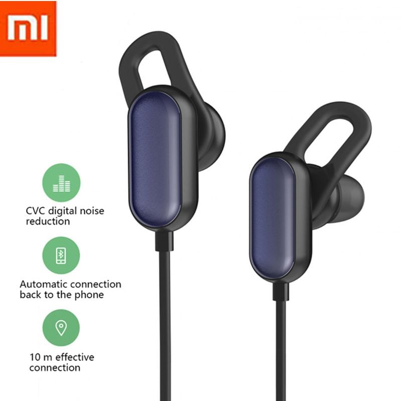 mi sports bluetooth earphones black