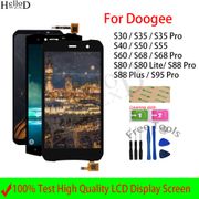 【现货】LCD For Doogee S30 S35 S40 S50 S55 S60 S68 S80 S88 S95 Pro Plus Lite Display LCD Touch Screen Digitizer Assembly Replacement