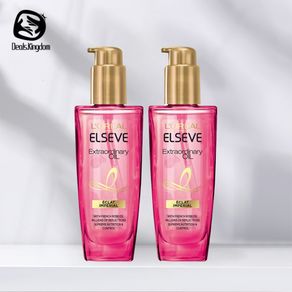 【LOreal Elseve Extraordinary Hair Oil (Pink Eclat Imperial) 100ml (Mfg: 07/2021)】100% AUTHENTIC | READY STOCK | ALL HAIR TYPES | LOREAL | HAIR SERUM | DRY | DAMAGE HAIR
