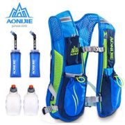 AONIJIE Running Marathon Hydration Nylon 5.5L Outdoor Running Bags Hiking Backpack Vest Marathon Cycling Backpack 1.5L water bag
