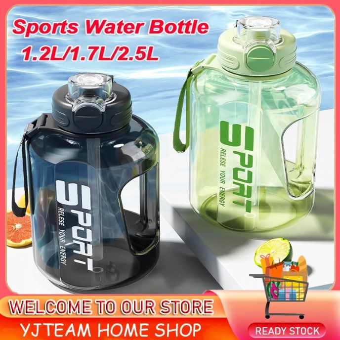 2.5L Sports Bucket Cup Summer Outdoor Fitness Big Kettle Creative Space Cup  Large Capacity Water