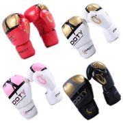 High Quality Adults Women/Men Boxing Gloves Leather MMA Muay Thai Boxe De Luva Mitts Sanda Equipments6 8 10 12 OZ boks