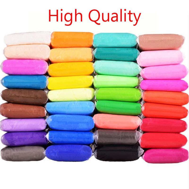 12/24/36 Colors Air Dry Fluffy Slime Modeling Clay Set Box Children Toys  Play Dough DIY Snow Plasticine Polymer Magic Clay Toy
