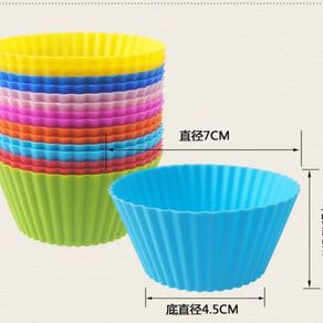 Silicone Muffin Cake Cupcake Cup Cake Mould Case Bakeware Maker Mold Tray Baking Jumbo