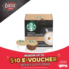 STARBUCKS® Latte Macchiato by NESCAFÉ Dolce Gusto® coffee capsules 6s/6s