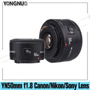 YONGNUO YN50mm f1.8 YN EF 50mm f/1.8 AF Lens YN50 Aperture Auto Focus Lens for Nikon Sony E-Mount Canon EOS 60D 5D2 DSLR Cameras