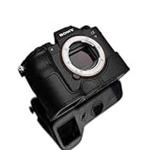 GARIZ XS-CHA9IIBK Genuine Leather Camera Case for Sony α9 II, Black
